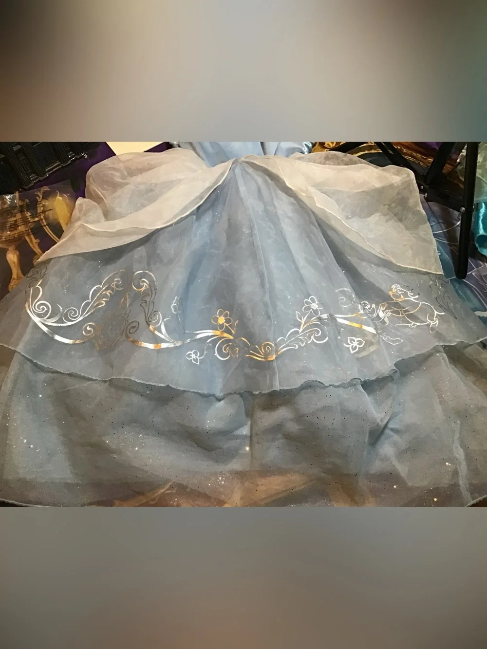 Disney parks classic cinderella costume dress girls size 5/6